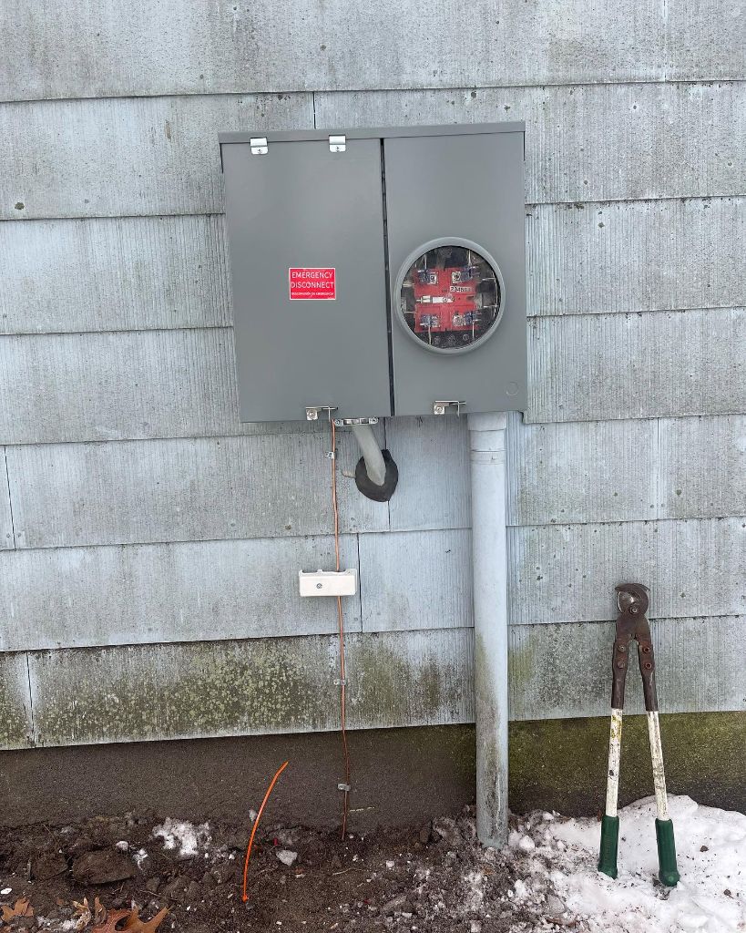 Meter base installation