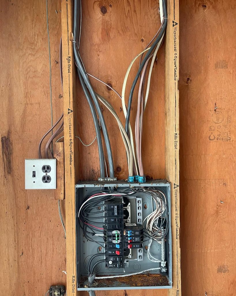 Old messy panel