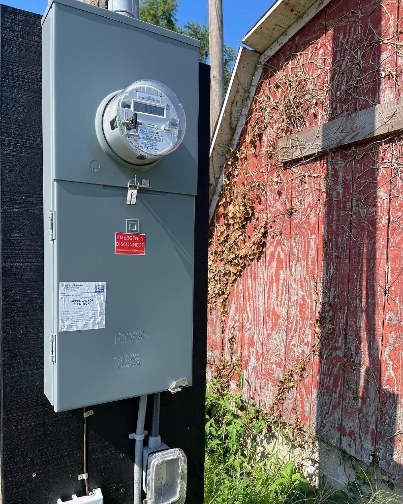 Panel with emergency disconnect